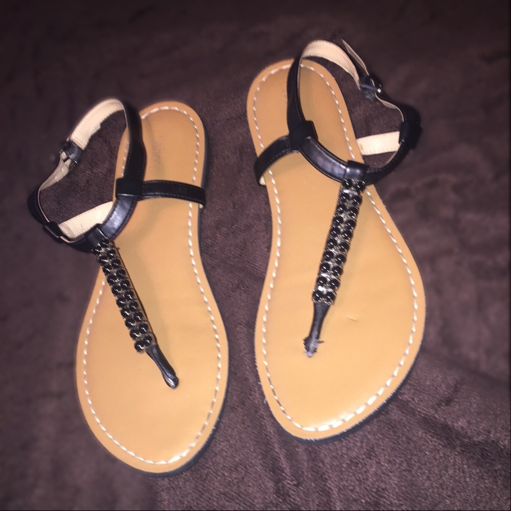 Black sandals